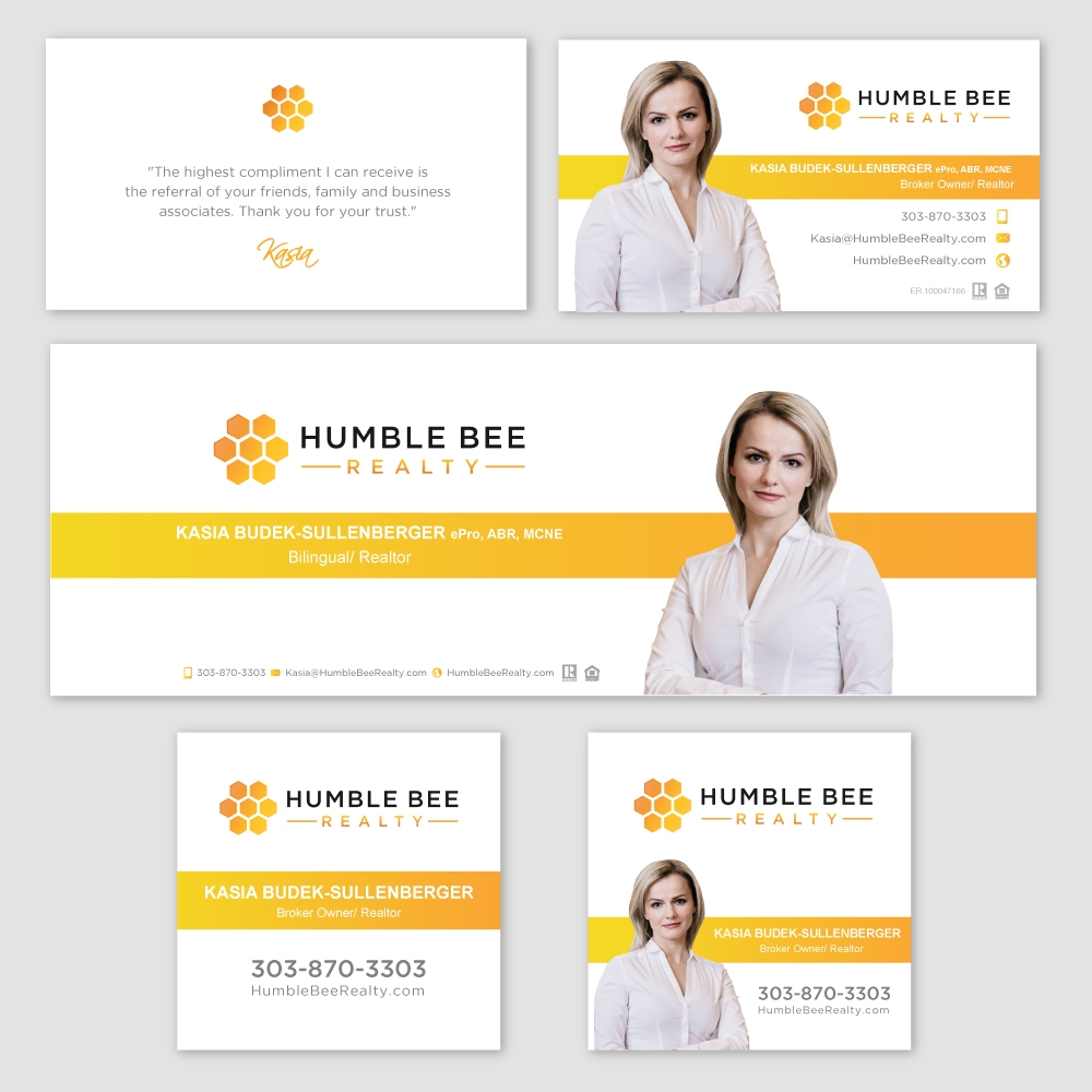 Humble Bee Realty logo design by labo
