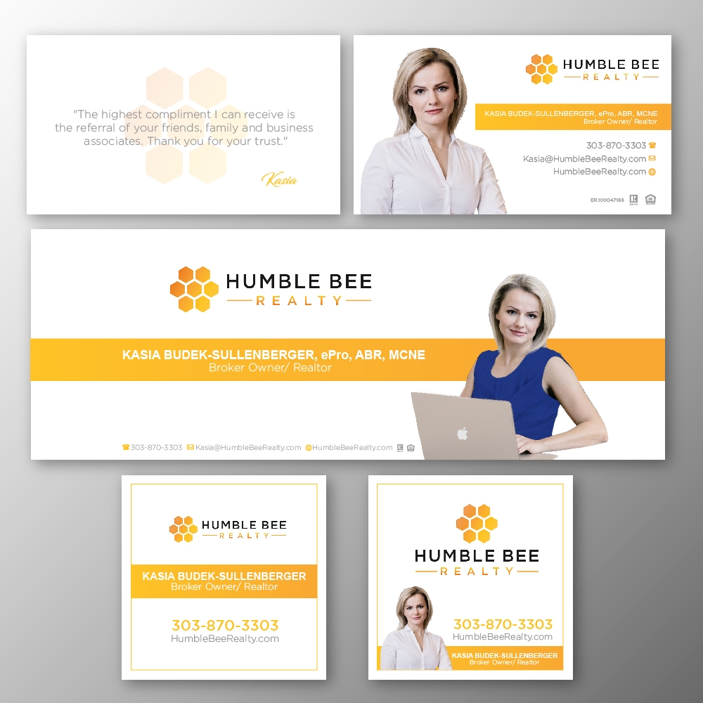 Humble Bee Realty logo design by jhon01