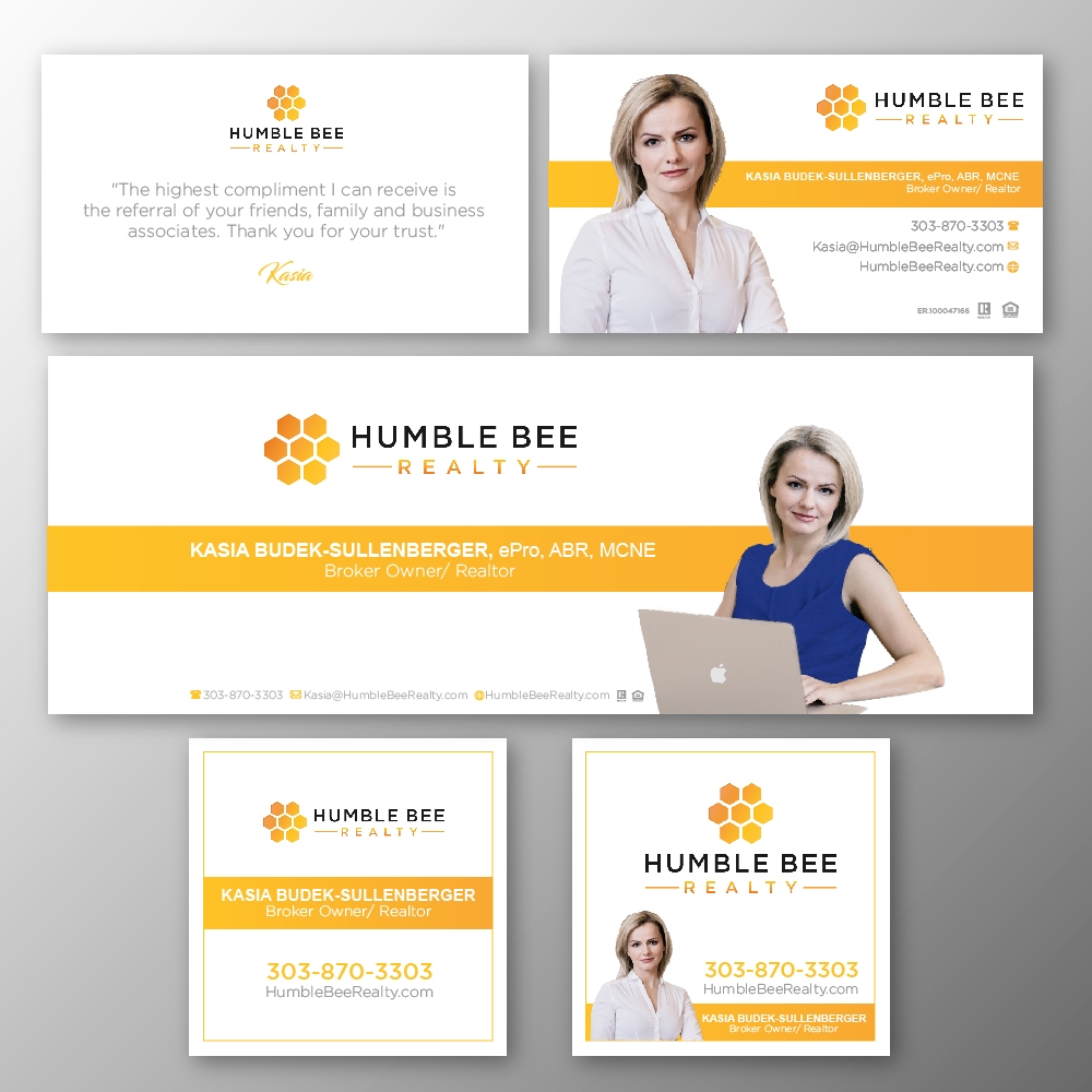 Humble Bee Realty logo design by jhon01