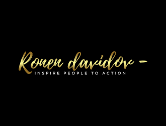 Ronen davidov - Inspire people to action logo design by hidro