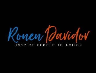 Ronen davidov - Inspire people to action logo design by shravya