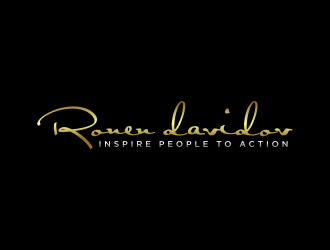 Ronen davidov - Inspire people to action logo design by hidro