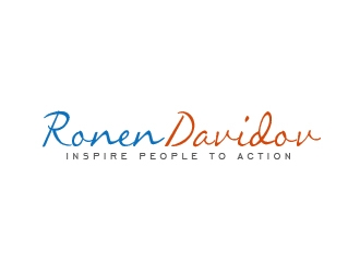 Ronen davidov - Inspire people to action logo design by shravya