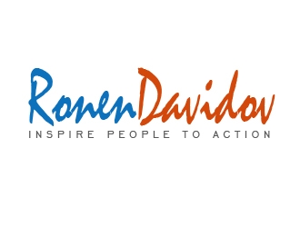 Ronen davidov - Inspire people to action logo design by shravya
