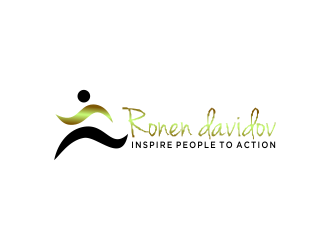 Ronen davidov - Inspire people to action logo design by oke2angconcept