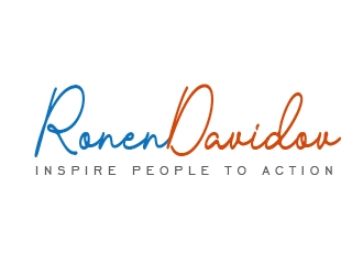 Ronen davidov - Inspire people to action logo design by shravya