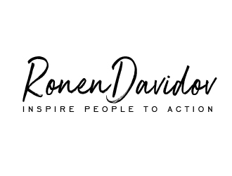 Ronen davidov - Inspire people to action logo design by shravya