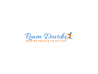 Ronen davidov - Inspire people to action logo design by oke2angconcept