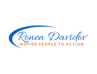 Ronen davidov - Inspire people to action logo design by oke2angconcept