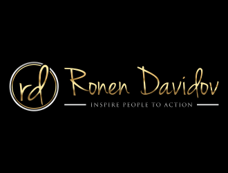 Ronen davidov - Inspire people to action logo design by p0peye