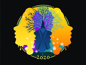 Burning Man 2020 logo design by coco