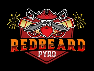 Redbeard Pyro logo design by PrimalGraphics