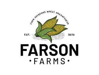 Farson Farms logo design by Mardhi