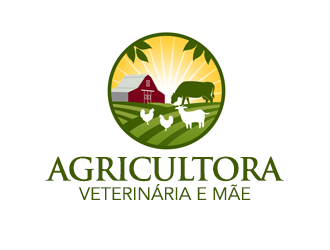 Agricultora, Veterinária e Mãe logo design by kunejo