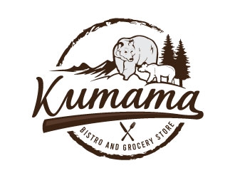 kumama logo design by Conception
