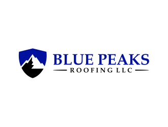 Blue Peaks Roofing LLC logo design by cintoko