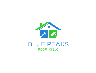 Blue Peaks Roofing LLC logo design by cecentilan