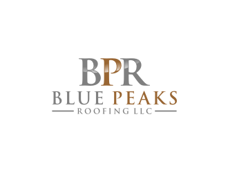Blue Peaks Roofing LLC logo design by bricton