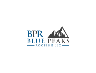 Blue Peaks Roofing LLC logo design by bricton