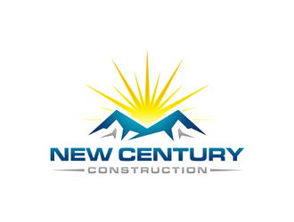 New Century Construction logo design by alby