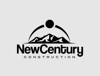 New Century Construction logo design by AisRafa