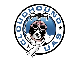 Cloudhound UAS logo design by Suvendu