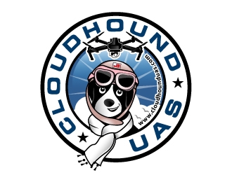 Cloudhound UAS logo design by Suvendu