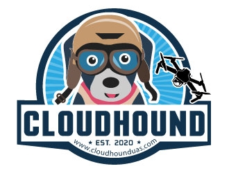 Cloudhound UAS logo design by Suvendu