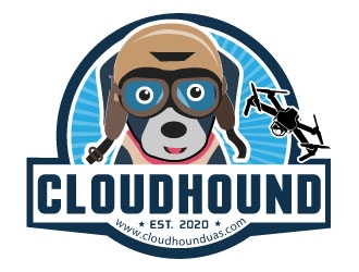 Cloudhound UAS logo design by Suvendu