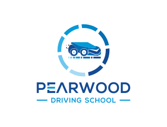 Pearwood Driving School logo design by N3V4
