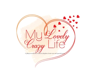 My Lovely Crazy Life logo design by KreativeLogos