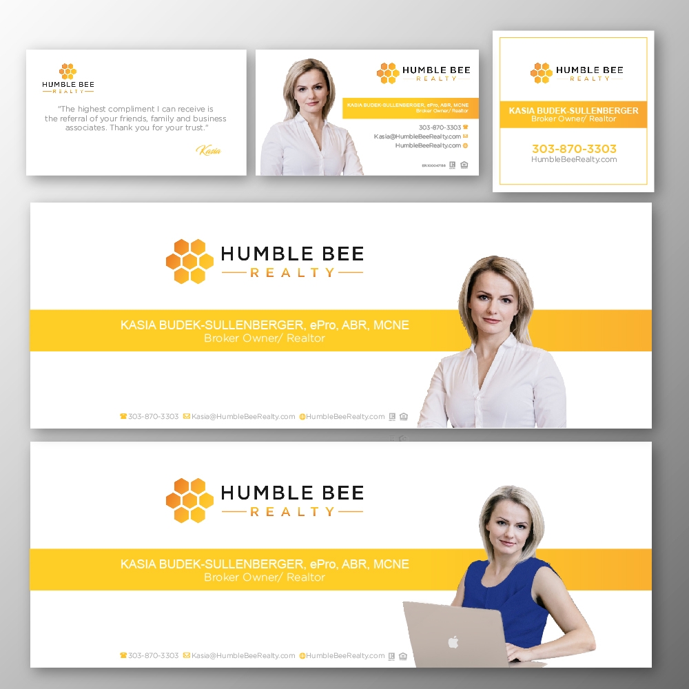 Humble Bee Realty logo design by jhon01