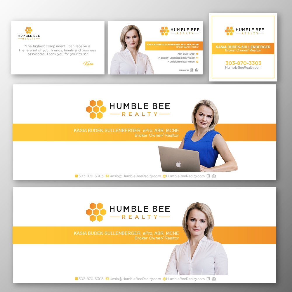 Humble Bee Realty logo design by jhon01