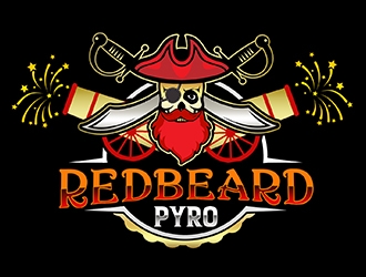 Redbeard Pyro logo design by PrimalGraphics