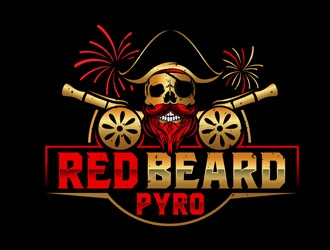Redbeard Pyro logo design by DreamLogoDesign