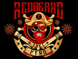 Redbeard Pyro logo design by Suvendu