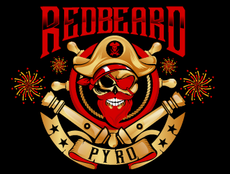 Redbeard Pyro logo design by Suvendu