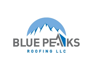 Blue Peaks Roofing LLC logo design by josephope