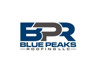Blue Peaks Roofing LLC logo design by agil