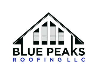 Blue Peaks Roofing LLC logo design by Mahrein