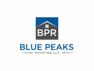 Blue Peaks Roofing LLC logo design by Franky.
