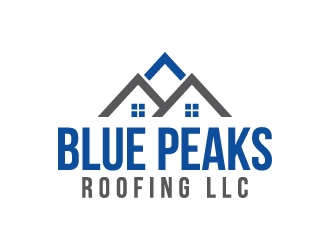 Blue Peaks Roofing LLC logo design by lokiasan