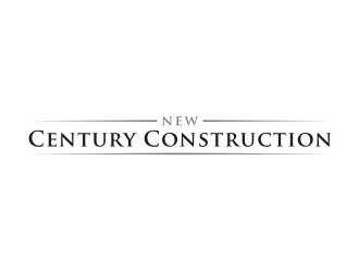 New Century Construction logo design by restuti