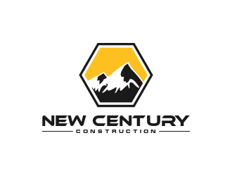 New Century Construction logo design by berkahnenen