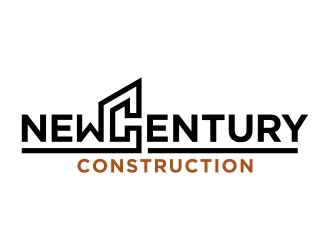 New Century Construction logo design by FriZign