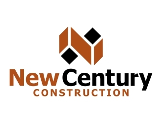 New Century Construction logo design by FriZign