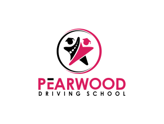 Pearwood Driving School logo design by giphone