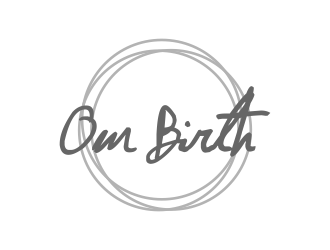 Om Birth logo design by BlessedArt