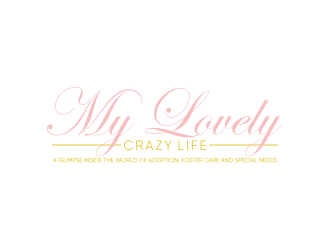 My Lovely Crazy Life logo design by qqdesigns