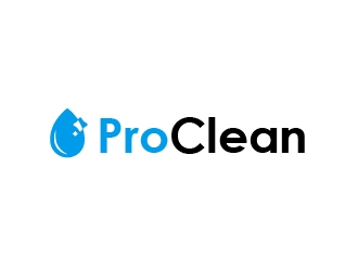 ProClean logo design by BeezlyDesigns